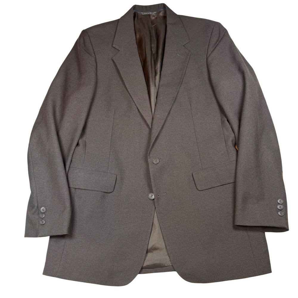 Vintage Levi Strauss Business Class‎ Suit Jacket Brown 40L Made in USA Blazer